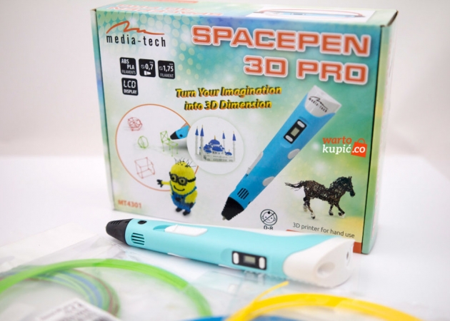 Media-Tech Spacepen 3D Pro Mt4301 – recenzja ręcznej drukarki 3D