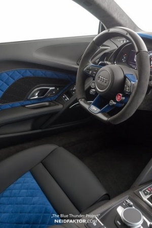 Wnętrze Audi R8 zmodyfikowane przez Neidfactor